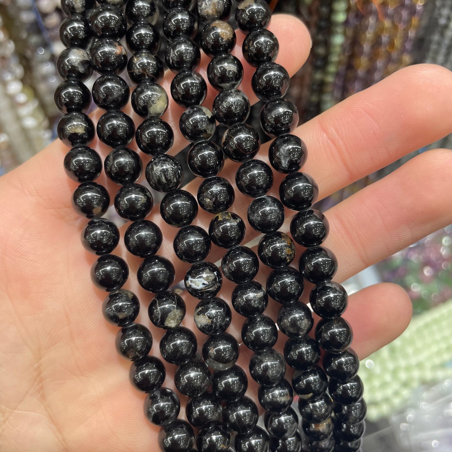 $1-10 crystal beads for diy bracelets with free string and needle charms spacer free shipping over $100